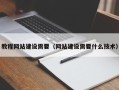 福建教程网站建设需要（网站建设需要什么技术）